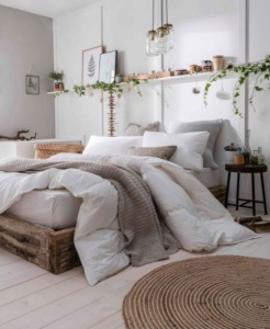 8 idei pentru decorarea unui dormitor cu plante